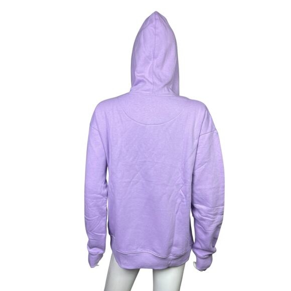 Wildfang Women's XL Lavender Purple Wild Feminist Oversized Pullover Hoodie NWT - Picture 2 of 3